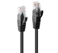 Lindy Câble patch RJ45 48076 – Cat6 U/UTP 0,50 m Noir