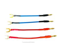 Van Damme Câble haut-parleur Blue Series bi-fil 2 x paire terminée de 2,5 mm