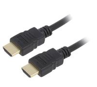 Câble CC-HDMI4-1M HDMI 2.0 HDMI mâle recto-verso 1m noir 30AWG GEMBIRD