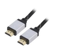 Câble CCB-HDMIL-1M HDMI 2.0 HDMI mâle recto-verso 1m noir 30AWG GEMBIRD