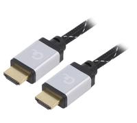 Câble CCB-HDMIL-2M HDMI 2.0 HDMI mâle recto-verso 2m noir 30AWG GEMBIRD