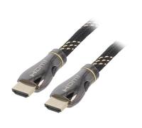 Câble CCBP-HDMI8K-2M HDMI 2.1 HDMI mâle recto-verso 2m noir 28AWG GEMBIRD