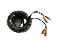 Câble CCTV BNC 2 en 1 avec connecteurs BNC et CC, Longueur 5 m/10 m/20 m/30 m, Alimentation vidéo coaxiale, Compatible avec Les caméras AHD.(20M)