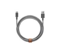 CÂBLE CEINTURE NATIVE UNION USB A VERS USB C ZEBRA 3M