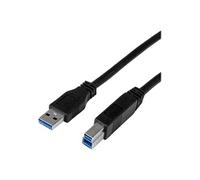 StarTech.com Câble Certifie USB 3.0 à vers B 1 m - M/M - Cordon USB3 SuperSpeed USB à (M) USB B (M) - Câble USB 3.0 AB - Noir 1m