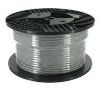 Câble - CHAPUIS - Bobine 50m - Acier - Diamètre 4mm - Extérieur 6mm