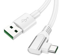 Câble Charge Super Vooc 80W pour Oppo 1m Câble USB C Coudé 90 Degrés Câble Charge VOOC USB Type C Charge Rapide pour Oppo Find X8/X5/X3/Reno 14/13 F/12 FS/11F/10 A80/A60/A40 One plus 13R/12/Nord 4 3