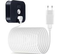 Câble Chargeur 6M Blink XT XT2 avec Adaptateur Mural,Brique Chargeur et Cordon Charge Micro USB à Angle Droit 90 Degrés Coudé,Alimentation Étanche Indoor/Outdoor pour Blink XT XT2.[Y8]