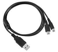 Câble Chargeur Compatible pour Console Nintendo New 3DS XL/2/DSi/DSi XL/DS Lite - Cable USB 1,20 mètre Remplacement Adaptateur Charge