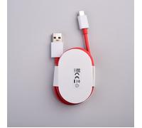 Câble Chargeur Data Cordon Fil d'Alimentation Rouge et Blanc charge rapide USB vers Type-C Original OnePlus