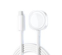 Câble chargeur pour Apple Watch compatible avec Apple Watch ¿ Chargeur magnétique rond Type-C, acier inoxydable et TPE, sortie 2.5W