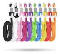 Câble Chargeur Pour Manette Playstation 4 Ps4 Usb / Micro Usb 1m Noodle Universel Connecteur - Noir