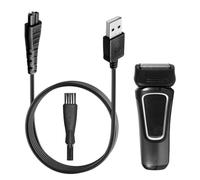 Câble Chargeur Rasoir 5V USB pour Tondeuse à Barbe Remington HC4250 HC4255 F3 PF7500 MB4200 MB4130 XR1330 XR1350 XR1400 XR1470 XR1430, Charge Rapide, Chargeur de Rasoir électrique USB