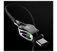 Cable Chargeur Ultra Rapide 2m Type C Cobra pour Smartphone Android Very Fast Charge 5A (NOIR)