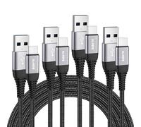 Câble Chargeur Usb C Charge Rapide [Lot De 4,0.3m+1m+2m+3m],Cordon Type C Nylon Tressé Pour Samsung Galaxy S20 S21 S22 S23 S24 S25 Plus Ultra S10 S9 S8,Note 20 10,A20e A50 A51 A40 A70 A71,A3 A5 2017