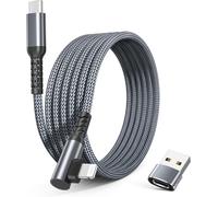 Câble Chargeur Usb C Vers Lightning 3M 90 Degrés Avec Adaptateur Usb A,Coudé Cordon Type C Pd Angle Droit Charge Rapide Pour Ipad 9 Génération Iphone 11 12 13 14 Pro Max