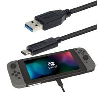 Câble Chargeur USB Extra Long 2 Mètres pour Nintendo Switch OLED, Switch/Switch Lite, Samsung S21 FE, S22 Ultra/Plus, S10/Note 10 Lite, A21s, A22 A53 A72 5G, S21, S20 S9 Note 20, Huawei P40