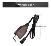 Câble chargeur USB SM-2P Sortie 250 mAh pour RC Auto, Hélicoptère RC Compatible avec Batterie Lipo 3,7 V Plastique G