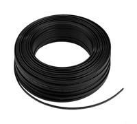 Câble chauffant anti-gel auto-régulant 220 V 17 W/m Conducteur en cuivre pur avec élément PTC pour toits, gouttières et tuyaux d'eau, isolation PE résistant aux UV (100 m)