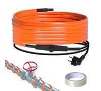 Câble chauffant antigel 8 m - Câble chauffant - Chauffage de gouttière - 230 V - Câble chauffant autorégulateur 25 W/m - Étanche IP65 - Pour protéger les tuyaux d'eau, les plantes, les gouttières