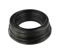 Câble chauffant auto-régulant 20 W par mètre Longueur 50 m Tuyau de dégivrage de toit ignifuge Protection contre le gel 200-240 V AC Gaine PE Noir 50 m
