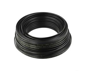 Câble chauffant auto-régulant 20 W par mètre Longueur 50 m Tuyau de dégivrage de toit ignifuge Protection contre le gel 200-240 V AC Gaine PE Noir 50 m