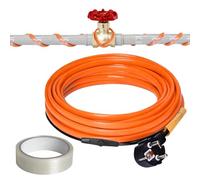 Câble chauffant autorégulateur - Chauffage d'accompagnement pour conduite d'eau, plantes et gouttières - Protection contre le gel pour tuyaux, chauffage d'étang pour petits étangs et chauffage des