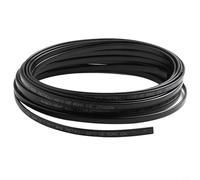 Câble chauffant avec limitation de température automatique 20 WM 50 m avec retardateur de flamme pour la prévention du gel des tuyaux et de la glace de toit (10 m)