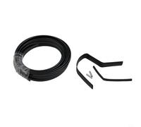 Câble chauffant électrique 220 V auto-régulant la température pour toit et canalisation, antigel avec gaine en polyéthylène pour résistance aux UV (5 m)