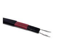 Câble chauffant en caoutchouc de silicone - Câble chauffant électrique radiant en fibre de carbone 36 V CC for sols chauds(4 m)