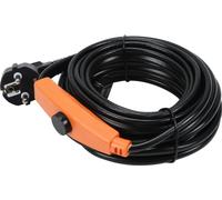 Câble chauffant Fiqops Câble chauffant antigel Câble de traçage de tuyaux autorégulant avec thermostat 8m 128W