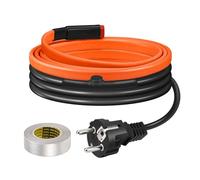 Câble Chauffant Pour Tuyaux d’Eau, BDDFOTO Antigel, Ruban 25 W/m Autorégulant Avec Capteur de Température, 1 m