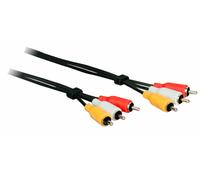 Câble Cinch Audio Vidéo 3 x mâle / 3 x mâle - 3 m - Philips