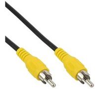 Câble Cinch, InLine®, vidéo, 1x Cinch mâle/mâle 5m, couleur de prise jaune G