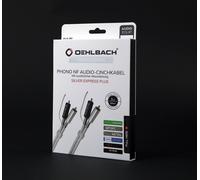 Câble Cinch Oehlbach Silver Express Plus Phono NF, Masse, 1,0 m