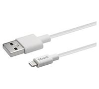 Câble CL-192 mâle Apple Lightning, mâle USB A 1m blanc 480Mbps SAVIO