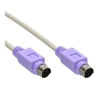 Câble clavier/souris - INLINE - PS/2 - 2m - Violet - Mini-DIN 6 broches