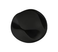 Cable Clips Support de Câble, Crochet Adhésifs de Câbles Polyvalent pour Bureau, Range Câbles Silicone Organisateur de Bureau pour Câbles de Chargeur/Souris/Écouteur/Téléphone - Noir