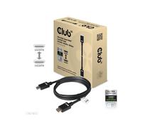 Câble CLUB3D HDMI 2.1 Ultra High Speed 48Gbps, Connecteurs M/M, 2m, Support Résolution 10K (10240x4320) 144Hz, Compatible 3D et ARC, Contacts Or