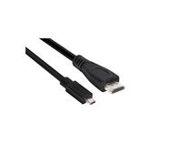 Câble CLUB3D Micro HDMI vers HDMI 2.0 4K60Hz, 1m, Connecteurs Mâle, HDMI Type D (Micro) vers HDMI Type A (Standard), 18 Gbit/s, Noir