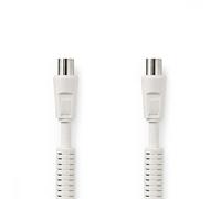 Câble coaxial 100 dB CEI (Coaxial) Mâle - CEI (Coaxial) Femelle 2,0 m Blanc