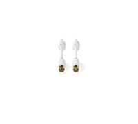 Câble coaxial 100 db cei (coaxial) mâle - cei (coaxial) mâle 2,0 m blanc