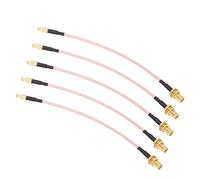 Câble coaxial 50Ω 5 pièces Câble Coaxial RF Faible Perte MCX Mâle vers SMA Femelle Câbles Adaptateur pour Système GPS Routeur Internet sans Fil Transmetteur Radio TFL-316-10 50Ω