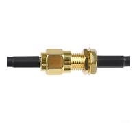 Câble coaxial 50 Ohm pour SMA mâle vers femelle avec rallonge RG174 2,55 mm Noir 1 m, 2 m, 5 m pour antenne de routeur sans fil (2 m)