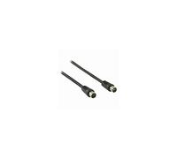 Câble coaxial 90 db cei (coaxial) mâle - cei (coaxial) femelle 5,0 m noir