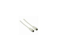 Câble coaxial 90 db cei (coaxial) mâle - cei (coaxial) mâle 2,0 m blanc