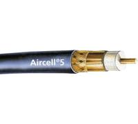 Câble coaxial AIRCELL 5 SSB Electronic 6055 50 Ω 85 dB noir Marchandise vendue au mètre