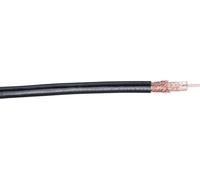 Câble coaxial AIRCOM PREMIUM SSB Electronic 60600 50 Ω 75 dB noir Marchandise vendue au mètre