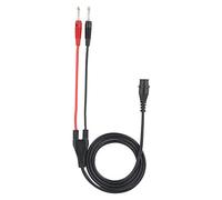 Câble Coaxial BNC Mâle vers Fiche Banane P1203 120cm avec 8 Cercles de Protection en Silicone pour Oscilloscope et Radio