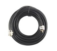 Câble Coaxial Cb Rg58 Pl-259 Uhf Noir, Ligne de Raccordement